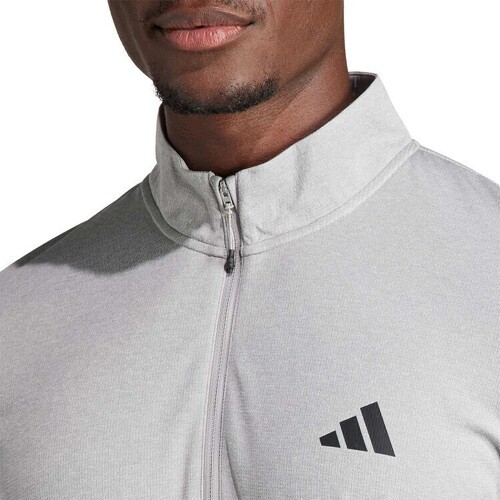 adidas Performance-T-shirt de training à manches longues et zip 1/4 Train Essentials-3