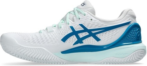 ASICS-Asics Gel Resolution 9 Clay 1042a224 Femmes Bleu Verdâtre-1