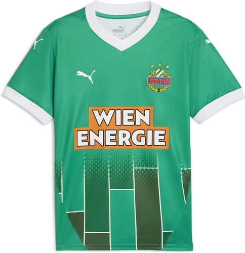 PUMA-Maillot Home SK Rapid Wien Enfant et Adolescent-0