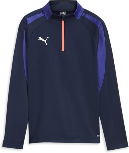 PUMA-Haut à 1/4 zip individualLIGA Enfant et Adolescent-0