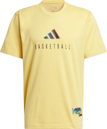 adidas-T-shirt adidas Worldwide Hoops Logo Performance Graphic-image-1