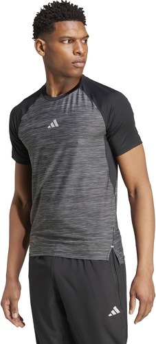 adidas Performance-T-shirt de training 3 bandes Gym+-1