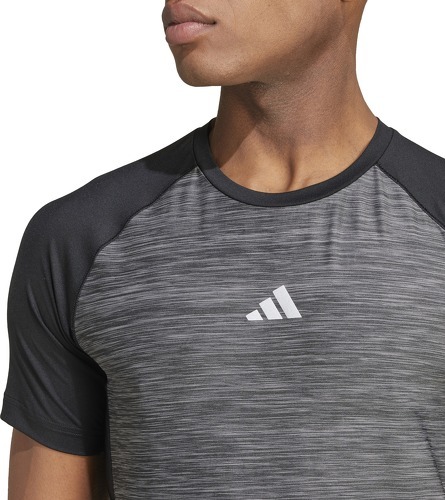 adidas Performance-T-shirt de training 3 bandes Gym+-4