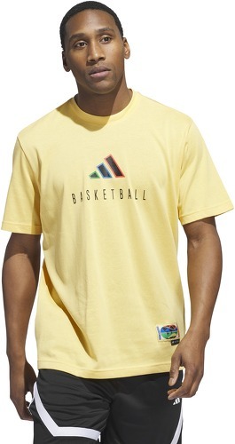 adidas Performance-T-shirt graphique Worldwide Hoops Logo Performance-1