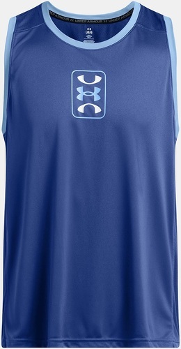 UNDER ARMOUR-Débardeur Under Armour Bleu UA Zone Homme-image-1