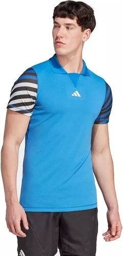 adidas Performance-Polo New-York HEAD.RDY FreeLift Bleu-1