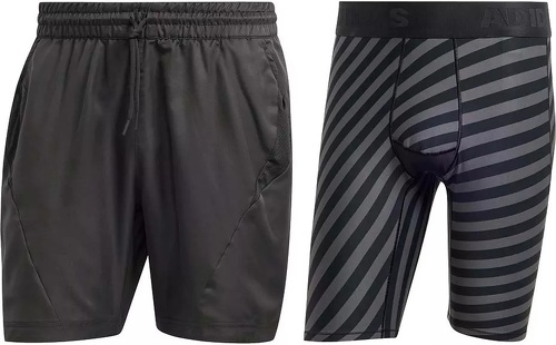 adidas Performance-Short New York 2N1 Noir-1