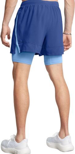 UNDER ARMOUR-Shorts Launch 2-in-1 13Cm Tech Blue/Horizon Blue-2