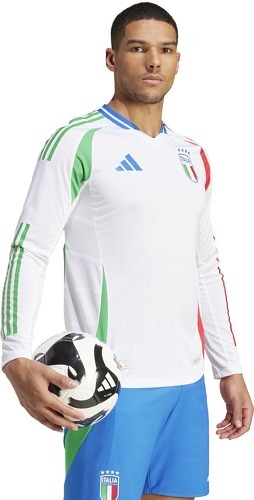 adidas-Maillot Extérieur Authentique manches longues Italie Euro 2024-2