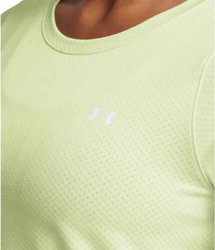 UNDER ARMOUR-T-shirt HeatGear Armour Retro Green/White-4