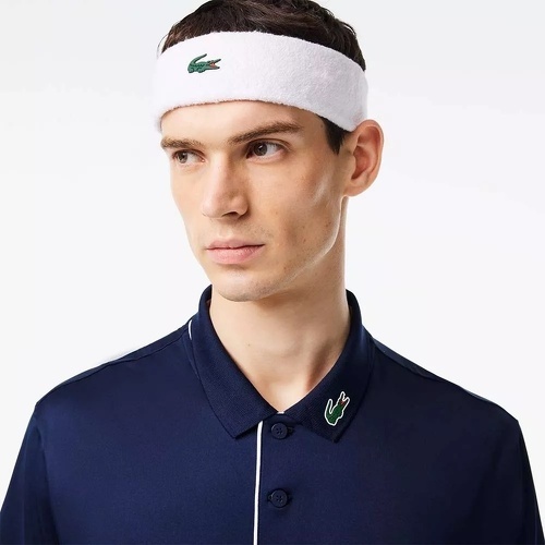 LACOSTE-Bandeau Lacoste Blanc-2
