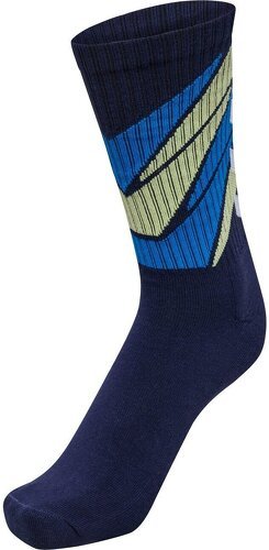 HUMMEL-Chaussettes Handball Hummel Graphic bleues marines-0