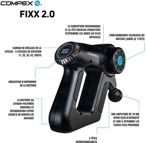 COMPEX-Pistolet De Massage Fixx 2.0-1