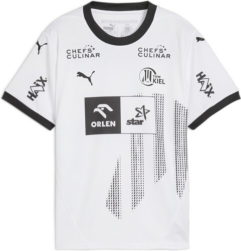 PUMA-Maillot Home 24/25 THW Kiel Enfant et Adolescent-0