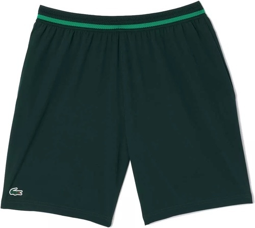 LACOSTE-Short Lacoste Tennis x Novak Djokovic Vert Sapin-0