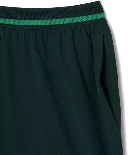 LACOSTE-Short Lacoste Tennis x Novak Djokovic Vert Sapin-4