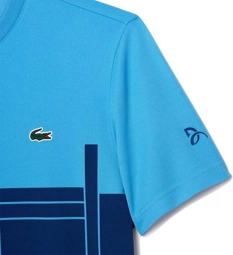 LACOSTE-T-Shirt Lacoste X Novak Djokovic Bleu-1