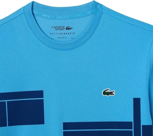 LACOSTE-T-Shirt Lacoste X Novak Djokovic Bleu-2