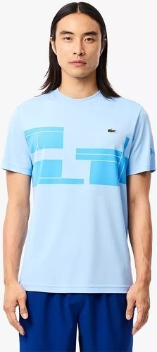 LACOSTE-T-Shirt Lacoste X Novak Djokovic Bleu CIel-2