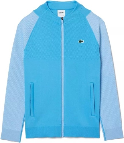 LACOSTE-Veste zippée Lacoste Tennis Novak Djokovic Bleu Clair-image-1