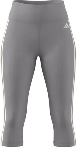 adidas Performance-Legging 3/4 taille haute à 3 bandes Train Essentials -0