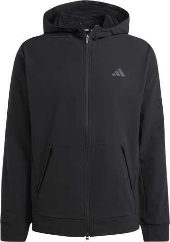 adidas Performance-Veste à capuche entièrement zippée Designed for Training COLD.RDY-0