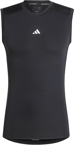 adidas Performance-T-shirt de training sans manches compression TECHFIT-0