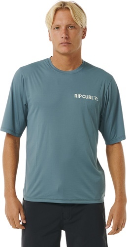 RIP CURL-Rip Curl Surflite Icons UPF Short Sleeve Surf Tee - Blue S-0