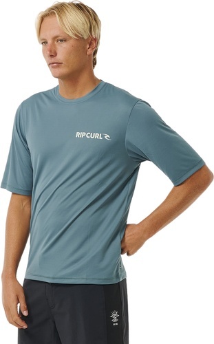 RIP CURL-Rip Curl Surflite Icons UPF Short Sleeve Surf Tee - Blue S-1