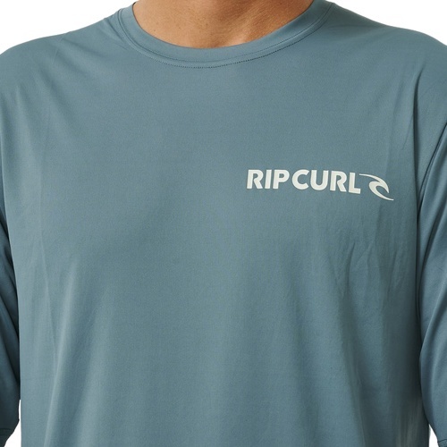 RIP CURL-Rip Curl Surflite Icons UPF Short Sleeve Surf Tee - Blue S-4