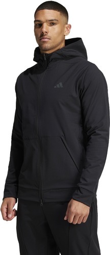 adidas Performance-Veste à capuche entièrement zippée Designed for Training COLD.RDY-1