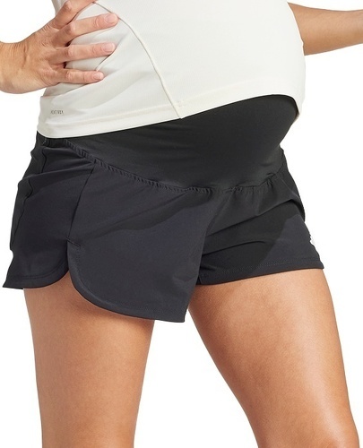 adidas Performance-Short de training maternité toile stretch Pacer-2