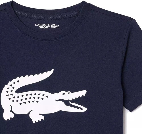 LACOSTE-T-Shirt Lacoste Sport Junior Marine-1