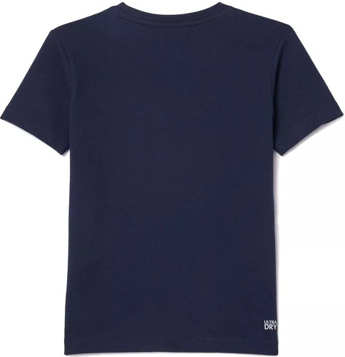 LACOSTE-T-Shirt Lacoste Sport Junior Marine-2