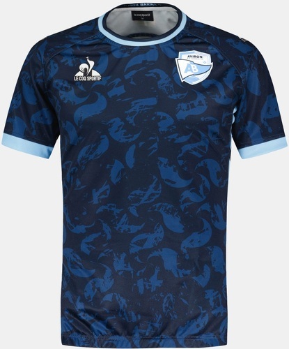 LE COQ SPORTIF-Maillot Replica Extérieur Aviron Bayonnais Enfant 2024-2025-image-1