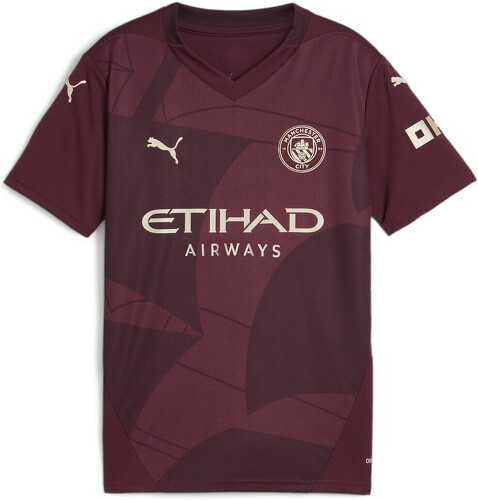 PUMA-Maillot Manchester City Third Junior 2024/25 Rouge-image-1