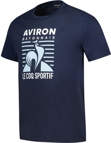 LE COQ SPORTIF-T-shirt Adulte Fan Aviron Bayonnais 2024-2025 Bleu marine-2