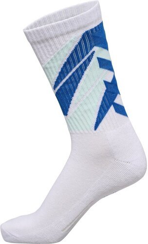 HUMMEL-Chaussettes Handball Hummel Graphic blanches / marines-0