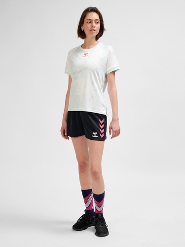 HUMMEL-Short Hummel Graphic Femmes noir / rose-1