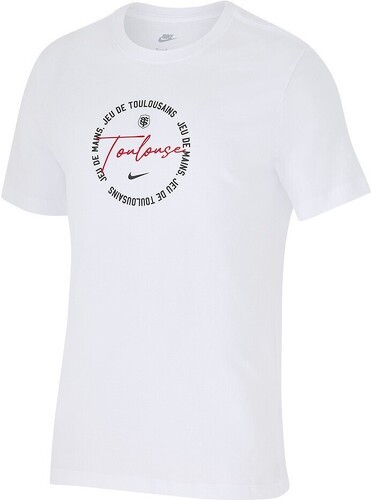 NIKE-T-Shirt Graphic 1 Blanc Stade Toulousain 2024/2025-image-1