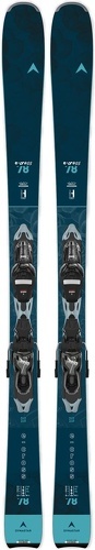 DYNASTAR-Pack Ski Dynastar E-cross 78 Xpress + Fixations Look Xpress W 10 Gw Shiny Blk Bleu Femme-0