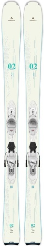 DYNASTAR-Pack Ski Dynastar E Lite 2 Xpress + Fixations Look Xpress W 10 Gw Wht/sparkle Blanc Femme-image-1