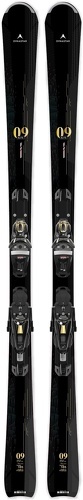 DYNASTAR-Pack Ski Dynastar E Lite 9 Konect + Fixations Look Nx 12 K Gw Black Gold Noir Femme-image-1