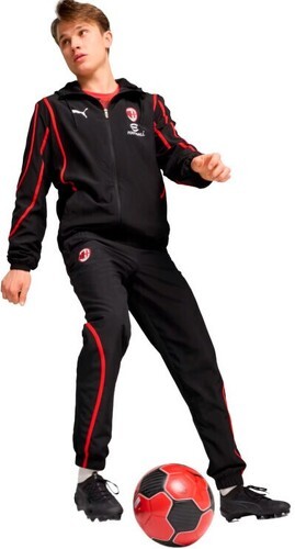 PUMA-Veste à Capuche AC Milan Pre-match Homme 2024/25-4