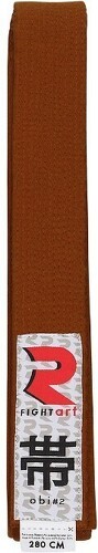 Fightart-Obi2 - Ceinture arts martiaux marron-0