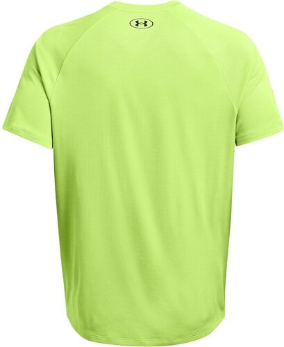 UNDER ARMOUR-T-shirt Tech Textured Morph Green/Black-4