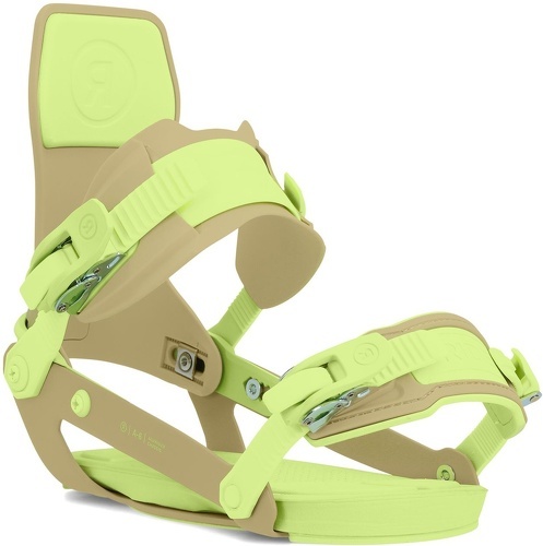 Ride-Fixation De Snowboard Ride A-6 Olive/lime Homme-image-1