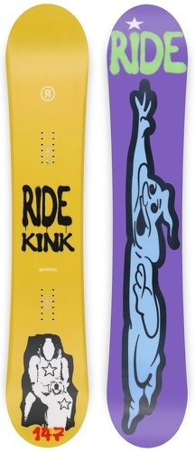 Ride-Planche De Snowboard Ride Kink Jaune Homme-image-1