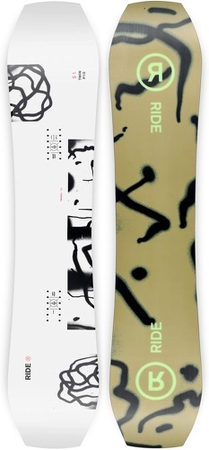 Ride-Planche De Snowboard Ride Twinpig Blanc Homme-image-1