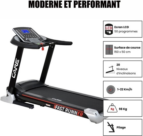 Care-Fast Runner - Tapis de course-1